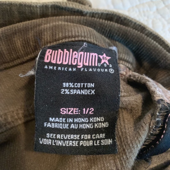 Trending! Green corduroy size 2 - Picture 5 of 5